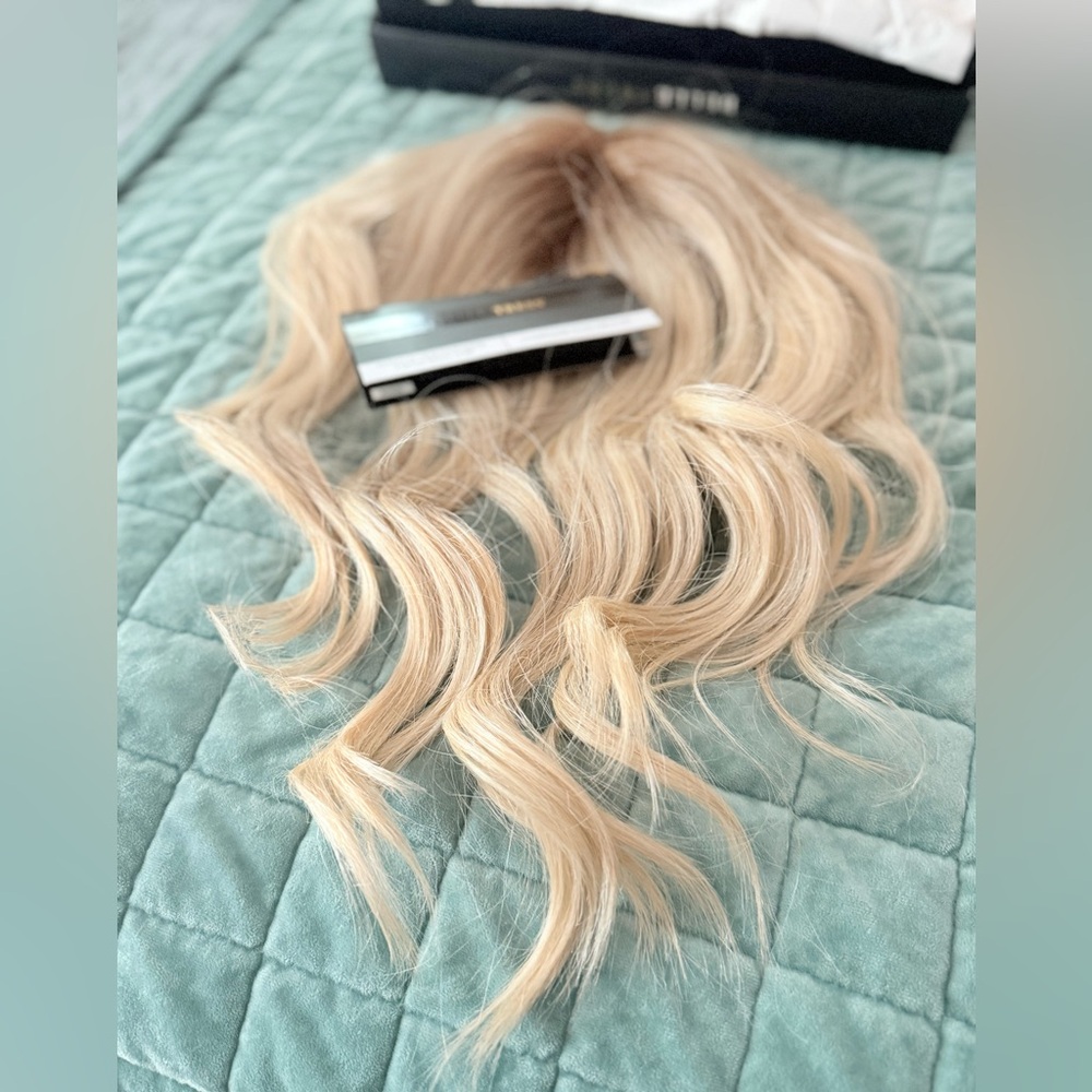 Belle Tress 14” Wavy Topper Champagne Apple Pie NIB
